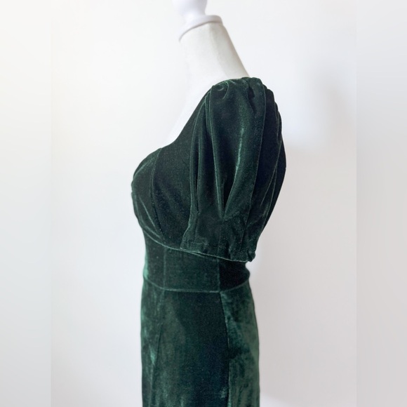 Lulus One Last Kiss Velvet Puff Sleeve Mini Dress - Picture 10 of 12